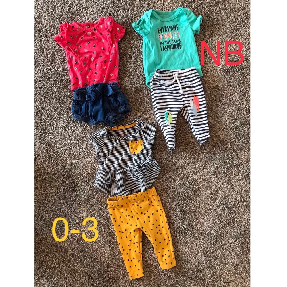 Infant girl lot